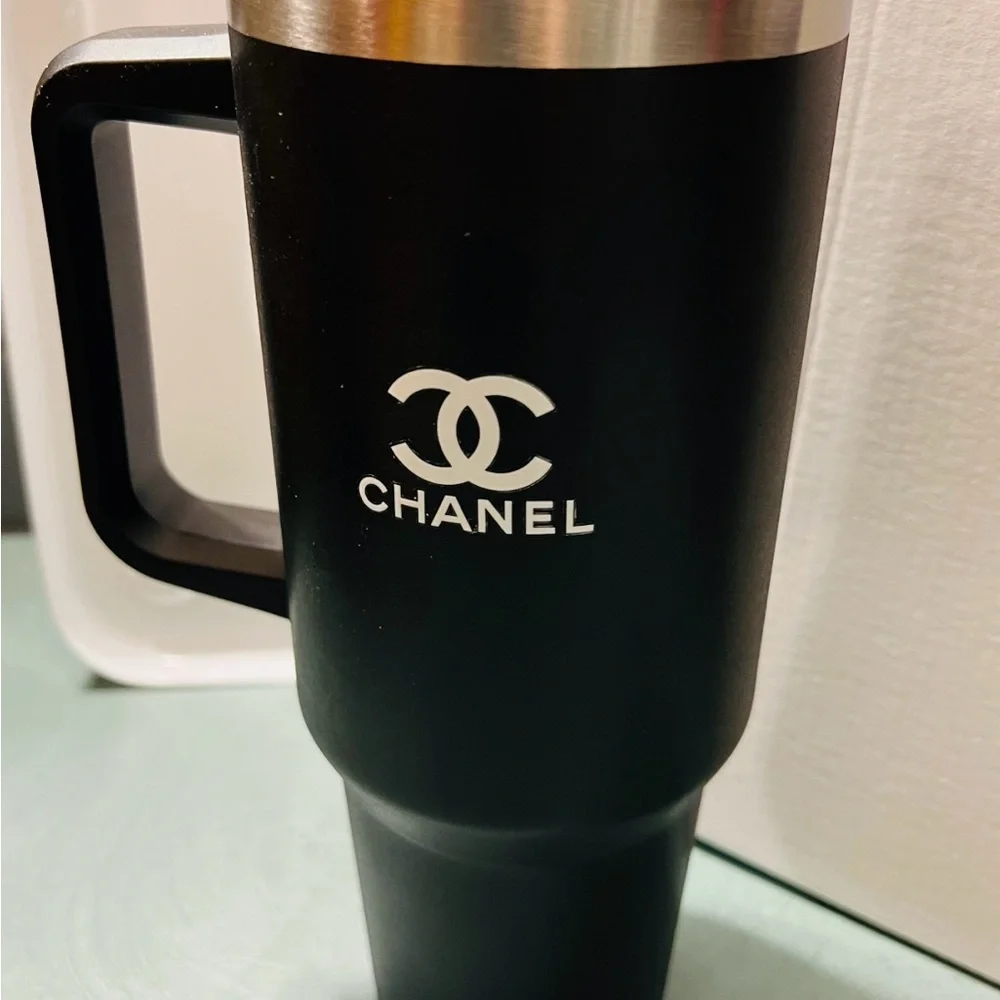 Stylish Travel Mug with Straw - Picture 2 of 2